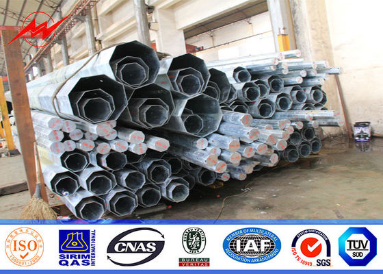 Высокое напряжение 115 гальванизированной Кв формы стального поляка восьмиугольной с шагнутым болтом