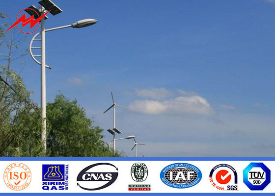Фонарные столбы улицы системы солнечной энергии с одиночным фактором безопасности высоты 1,8 руки 9м