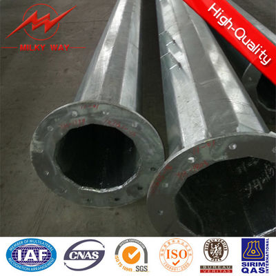 13м стальной временный электрический столб распределение энергии с соединением или одноразовым формированием