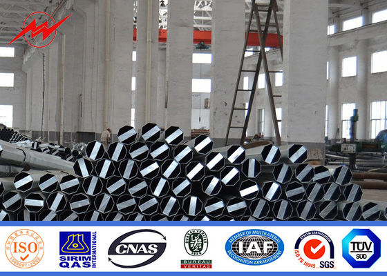 поляк электропитания передающей линии 133kv 10m 12m для стальной башни поляка