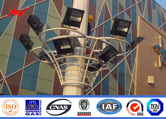 фонарные столбы потока рангоута 25м стальные полигональные высокие с лампами СИД