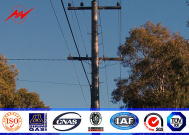 550V стальная толщина гальванизирования опоры линии электропередач 2.75mm 8mm