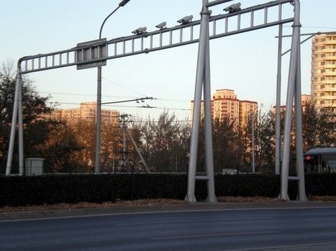 Поляк светофора стали ИП65 6м, гальванизированный поляк уличного освещения