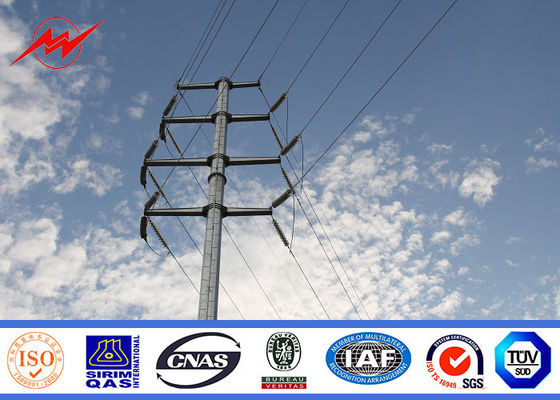 Гальванизированный и битум стальной поляк для линии поляка распределения силы