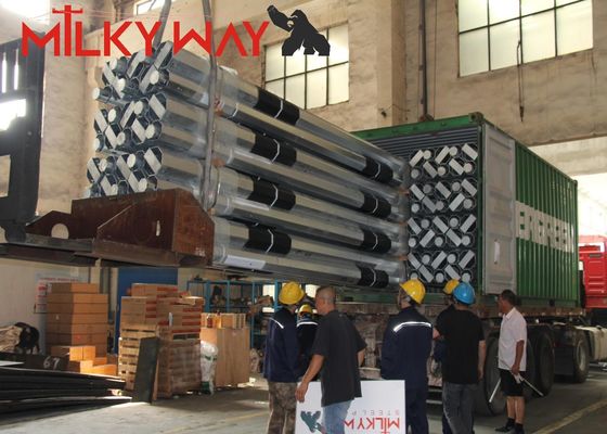 10-метровая восьмиугольная уличная световая опора из стали Q235, горячего цинкования
