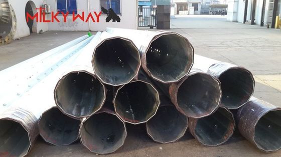 Горяче оцинкованные стальные утилитарные полюсы для электрической передачи с высокой конструктивной нагрузкой фактора безопасности