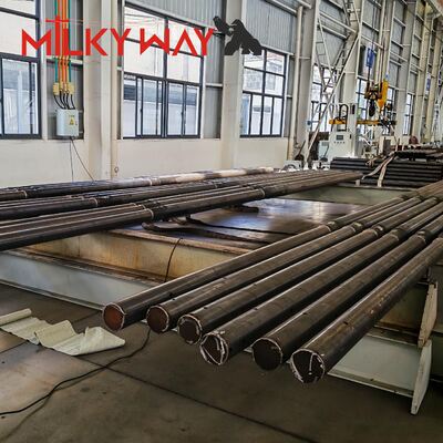 9 МЕТРОВ ТРУБЧАТЫЕ СТАЛЬНЫЕ СТОЛБЫ  НАТЯЖЕНИЕ ИРАКСКИЕ СТАЛЬНЫЕ СТОЛБЫ ДЛЯ ЛЕСТНИЦ