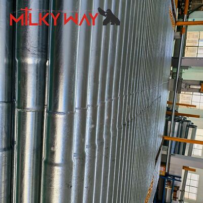 9-метровая восьмиугольная стальная опора ЛЭП горячего цинкования с сваркой по AWS D1.1 и цинкованием 86 мкм