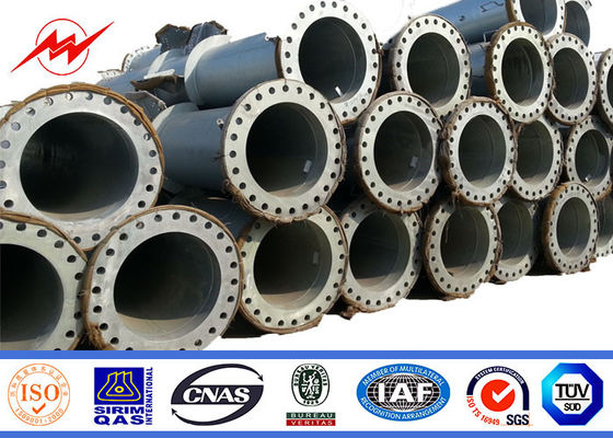 33 линия электропередач передачи поляка 10-220кв башни Кв электрическая гальванизированная трубчатая стальная