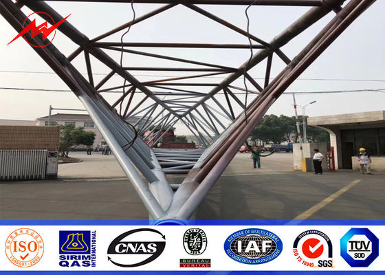 Ноги телекоммуникаций 3 поляка Телекоммуник связи стальные Моно возвышаются с стандартом гальванизирования 86