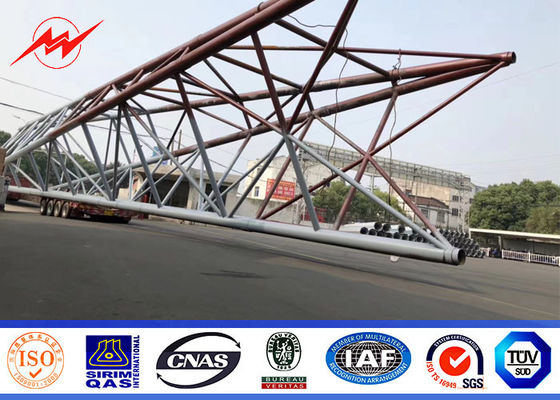 Ноги телекоммуникаций 3 поляка Телекоммуник связи стальные Моно возвышаются с стандартом гальванизирования 86