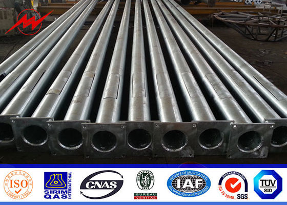 Восьмиугольные на открытом воздухе фонарные столбы улицы 5М до 15М с изогнутой спицей двойника Дя 60мм