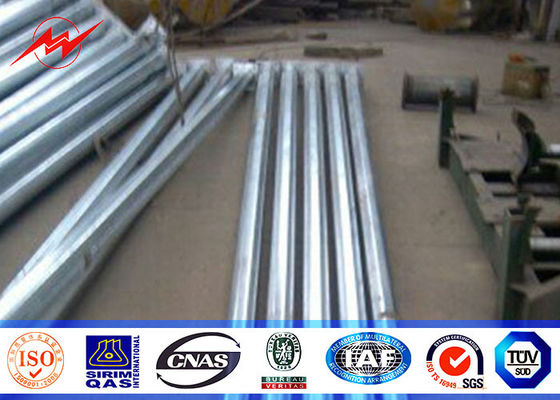 Восьмиугольные на открытом воздухе фонарные столбы улицы 5М до 15М с изогнутой спицей двойника Дя 60мм