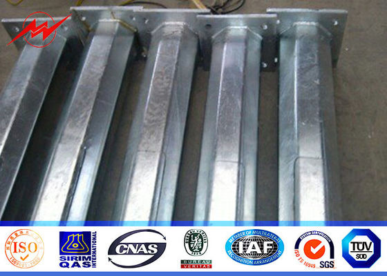 Восьмиугольные на открытом воздухе фонарные столбы улицы 5М до 15М с изогнутой спицей двойника Дя 60мм