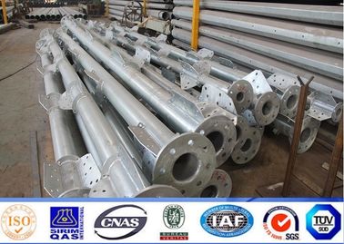 Восьмиугольная электрическая стальная опора линии электропередач 69КВ для высокого проекта передающей линии Волтаге