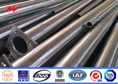 35m / Опора линии электропередач скорости ветра с гальванизированная стальная, фонарный столб улицы длинной жизни