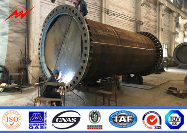 8 сторон 5kn нагружают тип стандарт захоронения опоры линии электропередач 14m стальной гальванизирования