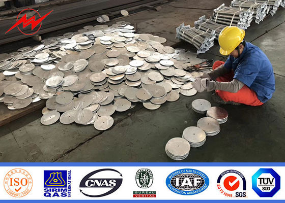 Высокопрочный полигон гальванизировал стальной поляка 33кв 110кв 132кв 230кв 380кв 400кв 550кв