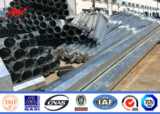 Поляк улицы горячего погружения гальванизированный электрический с рукой освещения 3М двойной изогнутой