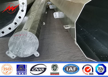 тип традиционный гальванизированный стальной поляк фланца 30.5м, поляки передачи электричества