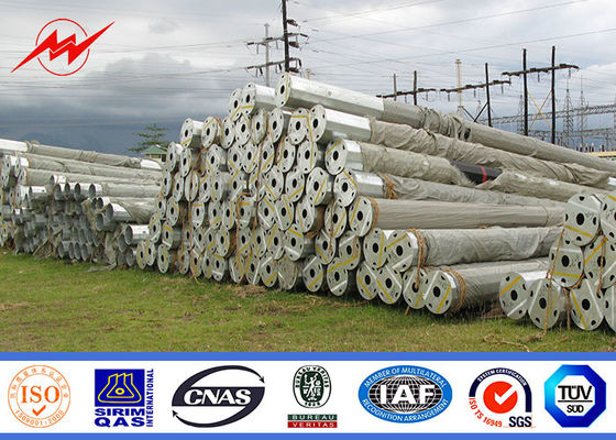 Восьмиугольный электрический стальной общего назначения поляк для линии 69КВ распределения силы