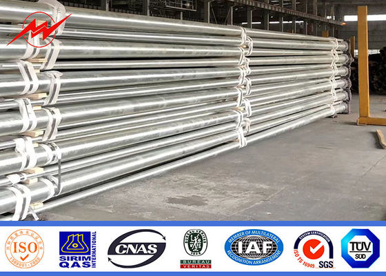 финиш фонарного столба улицы руки 10m 12m белый сдобренный стальной гальванизированный черный стальной