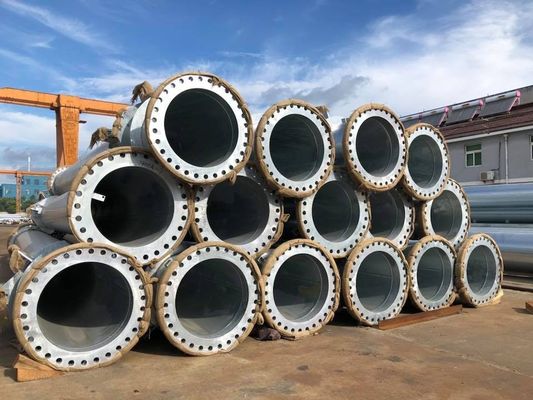 покрытие порошка 45m одобрило фонарный столб 400w рангоута  высокий - силу 5000w