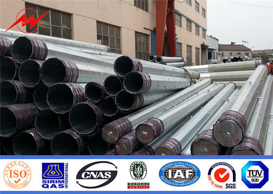 Поляк толщины 32m Q345 36mm стальной трубчатый электрический