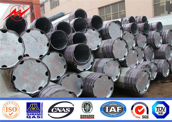 Поляк толщины 32m Q345 36mm стальной трубчатый электрический