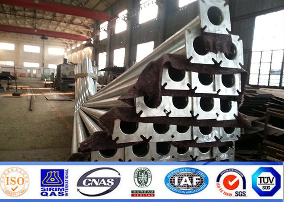 Поляк руки Q345 горячего погружения гальванизированный двойной стальной для уличного света