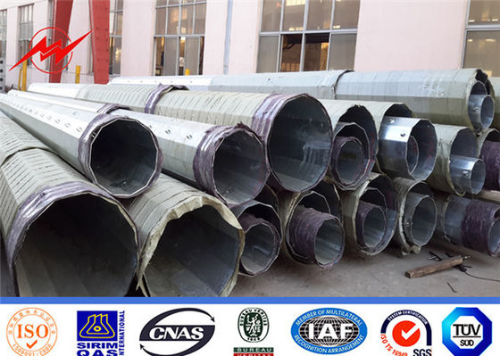 ISO9001 Сплавная электрическая сталь трубчатая башня столб оцинкованная линия электропередачи