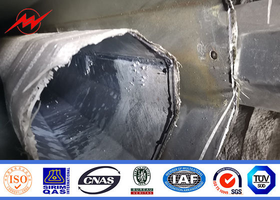 Оцинкованная электропередача Стальной столб/Стальной трубчатый столб Сплав 32 м