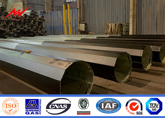 Специализированный 70FT стальной силовой столб для стабильных электрических проектов на Филиппинах