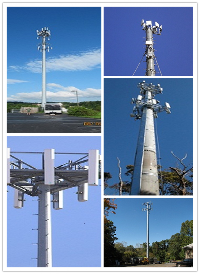 башня передачи силы 138kv 50m конические/передача силы Поляк 3