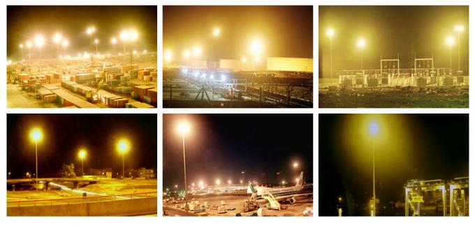 ИСО 9001 шоссе фонарного столба рангоута СИД 15М высокий/поляка освещения рангоута аэропорта высокий 2