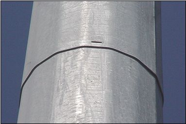 подгонянный ОЭМ гальванизирования горячего погружения фонарного столба рангоута порта 20м профессиональный высокий 15