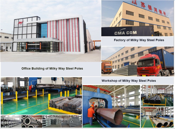 Электрический столб высотой от 20 до 55 м Подходит для различных применений Сертификат ISO 9001 2