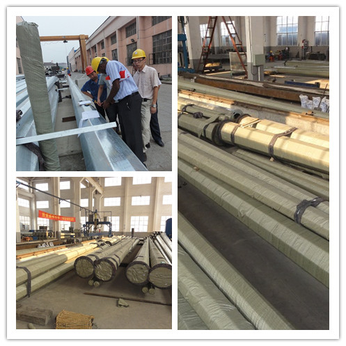 11M 13.5KNEЭлектрический столб для установки в земле или на основной пластине доступен в различных размерах и отделках 0